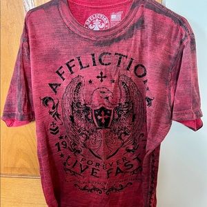 Sz 2x deep maroon color